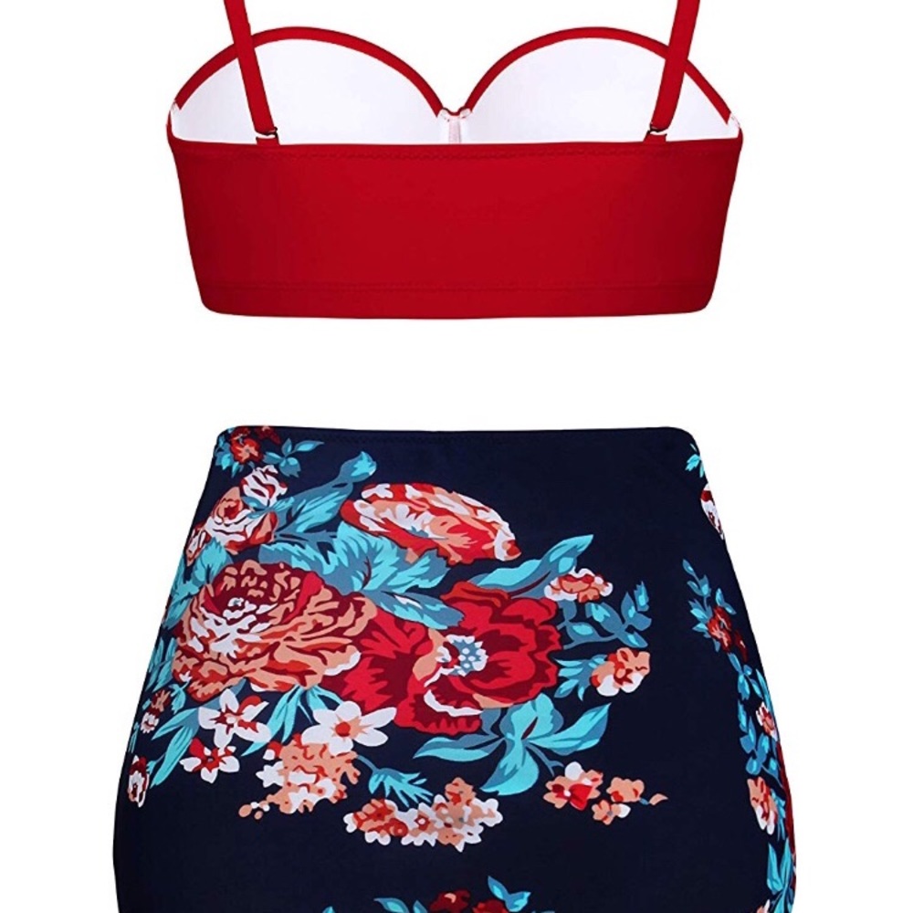 NEW Retro Vintage 2pc Swimsuit - Picture 5 of 6